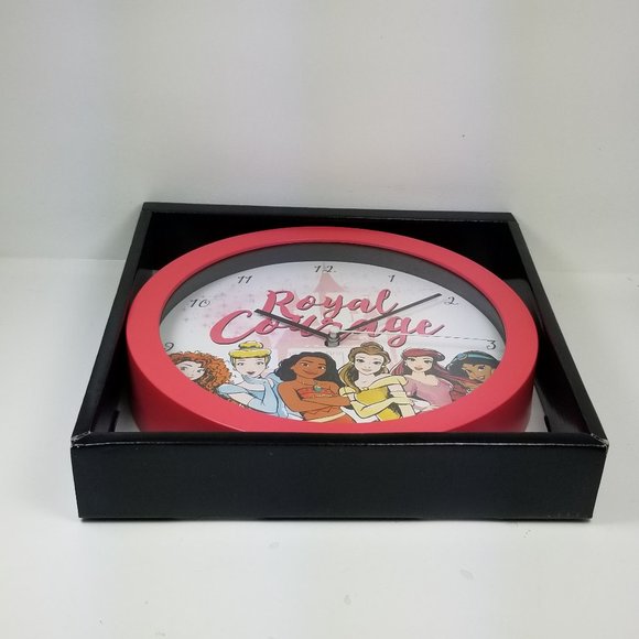 Disney Princess Wall Clock Office Home Wall Decor 9.5 Inches - Picture 2 of 6